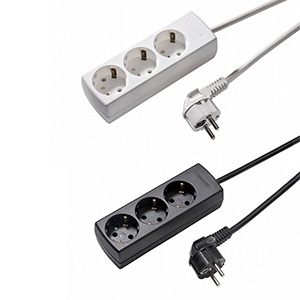 Mehrfachsteckdosen mit Schnur